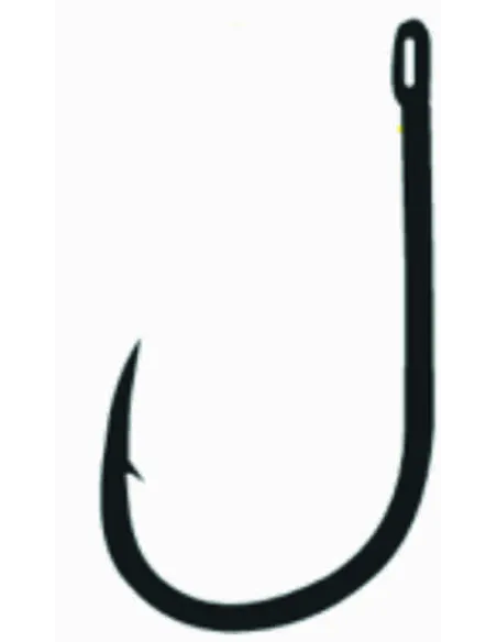 Kolpo Brutale 80704H Black Nickel Forged Fishing Hooks with Eye and Super Cut Point – 20 Pieces