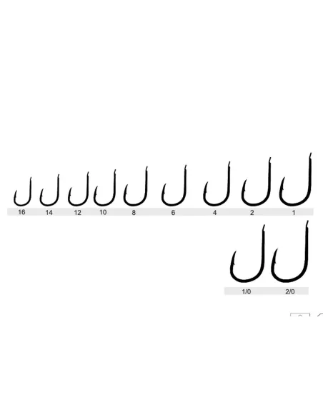 Kolpo Ami da Pesca Brutale 80101H Black Nickel Forgiati con Paletta e Punta Super Cut – 20 Pezzi Ami Paletta da Pesca Kolpo