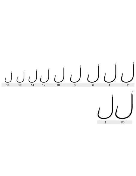 Kolpo Ami da Pesca Brutale 80501H Black Nickel Forgiati con Paletta e Punta Super Cut – Confezione 20 Pezzi Ami Paletta da Pe...