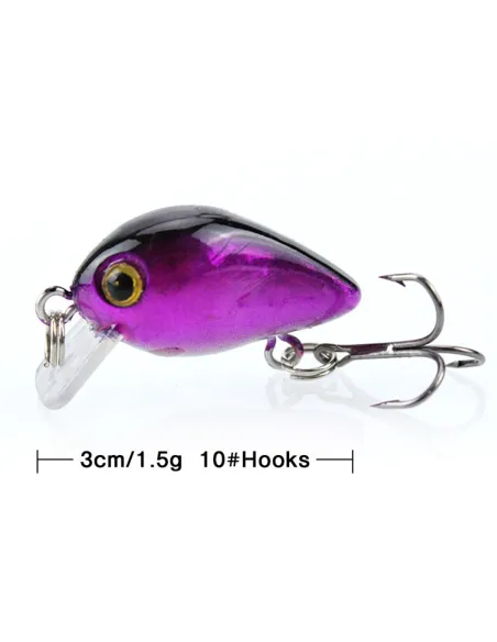 Mini Minnow Troutkiller Kolpo 1.5g Artificial Trout Area for Lake River Stream Trout