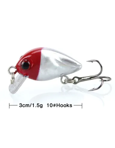 Mini Minnow Troutkiller Kolpo 1.5g Artificiale Trout Area per Trota Lago Fiume Torrente Esche Artificiali Minnow Kolpo