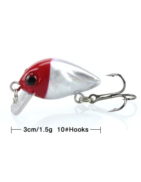Mini Minnow Troutkiller Kolpo 1.5g Artificiale Trout Area per Trota Lago Fiume Torrente Esche Artificiali Minnow Kolpo