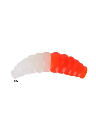 Camola Bicolor Kolpo 3.5cm 1.4g Super Attrattiva – 5 Pezzi per Trota Trout Area e Spinning Siliconici Kolpo