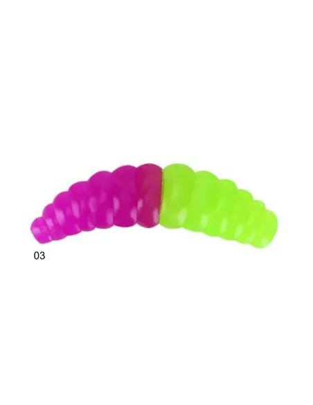 Camola Bicolor Kolpo 3.5cm 1.4g Super Attrattiva – 5 Pezzi per Trota Trout Area e Spinning Siliconici Kolpo