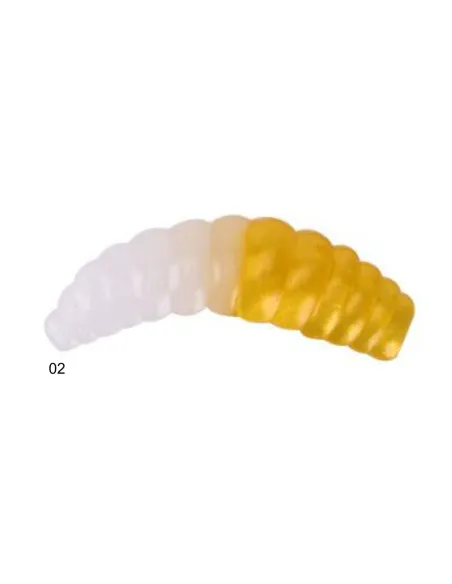 Camola Bicolor Kolpo 3.5cm 1.4g Super Attrattiva – 5 Pezzi per Trota Trout Area e Spinning Siliconici Kolpo