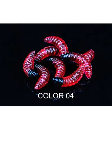 Camola Morbida Natural Color 2.4cm 0.5g Kolpo – Soft Bait Trota (5 pz) Siliconici Kolpo