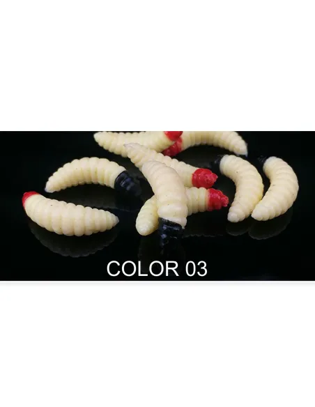Camola Morbida Natural Color 2.4cm 0.5g Kolpo – Soft Bait Trout Area e Persici (5 pz)