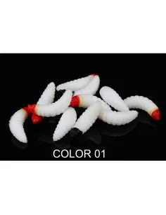 Camola Morbida Natural Color 2.4cm 0.5g Kolpo – Soft Bait Trota (5 pz) Siliconici Kolpo 2