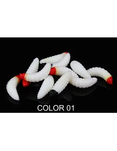 Camola Morbida Natural Color 2.4cm 0.5g Kolpo – Soft Bait Trota (5 pz) Siliconici Kolpo