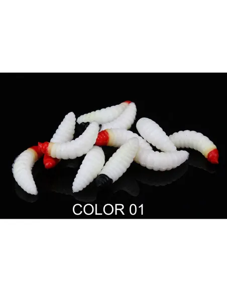Camola Morbida Natural Color 2.4cm 0.5g Kolpo – Soft Bait Trota (5 pz) Siliconici Kolpo