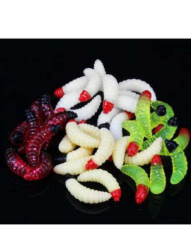 Camola Morbida Natural Color 2.4cm 0.5g Kolpo – Soft Bait Trota (5 pz) Siliconici Kolpo