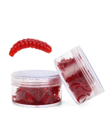 Bigattino Finto in Silicone Kolpo 1.8cm – Esca Artificiale da Innesco per Tutti i Tipi di Pesca Siliconici Kolpo