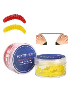 Bigattino Finto in Silicone Kolpo 1.8cm – Esca Artificiale da Innesco per Tutti i Tipi di Pesca Siliconici Kolpo