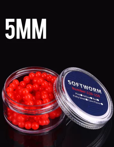 Kolpo Soft Silicone Eggs – Salmon Egg-Type Bait for Trout and Char