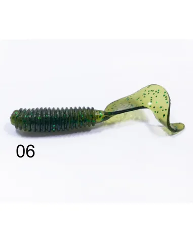 Falcetto Morbido 6cm 2g Kolpo – Soft Bait Super Attirante per Predatori Mare Lago Fiume (10 pz) Siliconici Kolpo