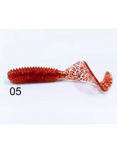 Falcetto Morbido 6cm 2g Kolpo – Soft Bait Super Attirante per Predatori Mare Lago Fiume (10 pz) Siliconici Kolpo