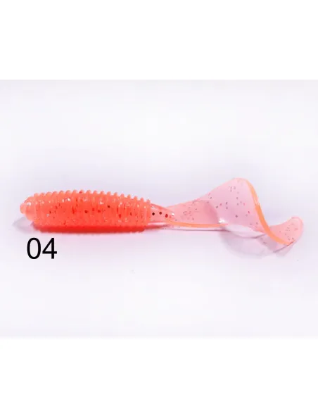 Falcetto Morbido 6cm 2g Kolpo – Soft Bait Super Attirante per Predatori Mare Lago Fiume (10 pz) Siliconici Kolpo