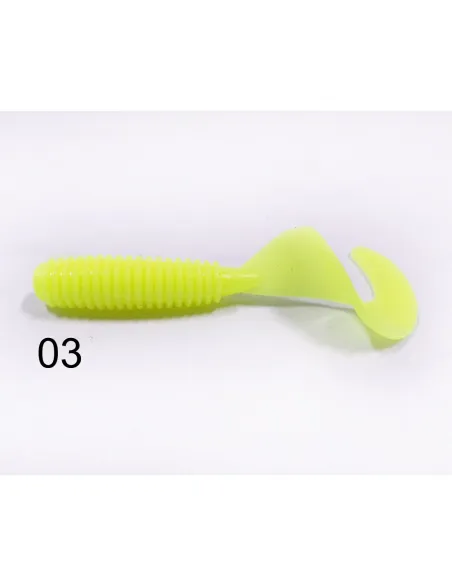 Falcetto Morbido 6cm 2g Kolpo – Soft Bait Super Attirante per Predatori Mare Lago Fiume (10 pz) Siliconici Kolpo