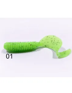 Falcetto Morbido 6cm 2g Kolpo – Soft Bait Super Attirante per Predatori Mare Lago Fiume (10 pz) Siliconici Kolpo 2