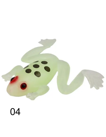 Rana 3cm 2.5g Kolpo Esca Soft Frog per Spinning (3 pz) Siliconici Kolpo