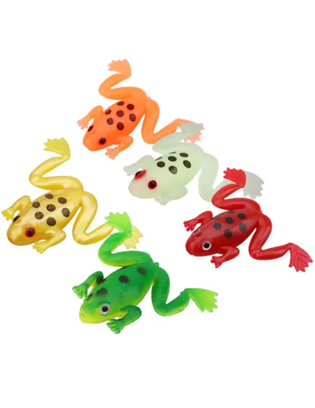 Rana 3cm 2.5g Kolpo Esca Soft Frog per Spinning (3 pz) Siliconici Kolpo
