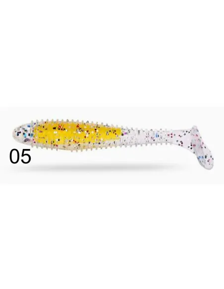 Artificiale Gommato 6.5cm 2.2g Kolpo – Soft Bait Spinning (3 pz) Siliconici Kolpo