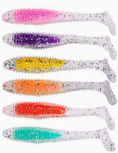 Artificiale Gommato 6.5cm 2.2g Kolpo – Soft Bait Spinning (3 pz) Siliconici Kolpo