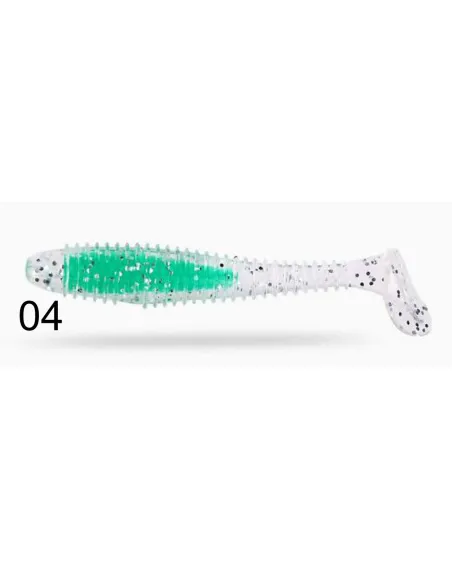 Artificiale Gommato 7.5cm 3.5g Kolpo – Soft Bait Spinning (3 pz) Siliconici Kolpo