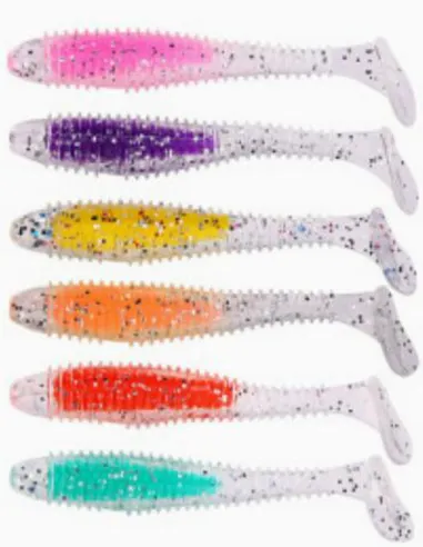 Artificiale Gommato 7.5cm 3.5g Kolpo – Soft Bait Spinning (3 pz) Siliconici Kolpo