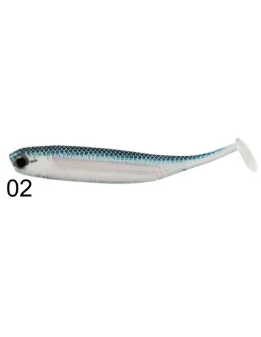 Kolpo Real Fish Rubber Shad 7.5cm 2.2g Soft Bait Spinning Sea Lake River Predators 3pcs