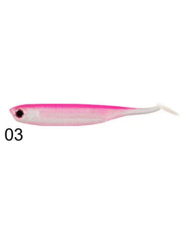 Shad Gommato Kolpo Real Fish 7.5cm 2.2g Soft Bait Spinning Mare Lago Fiume Predatori 3pz Siliconici Kolpo