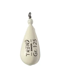 Trend 125g Fluorescent Pear Lead with Swivel | High Visibility Phosphorescent Surfcasting
