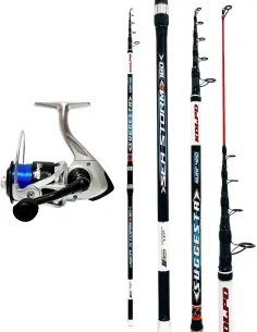 Kolpo Suggesta 4.20 m 160g + Genio Reel with Line – Powerful and Ready-to-Use Surfcasting Combo