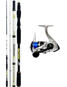 Kit Spinning Kolpo Vibra Spin 2.70 m 7–40 g + Genio Mulinello con Filo – Combo Lungo Raggio e Versatile Kit Spinning Kolpo