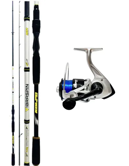Kit Spinning Kolpo Vibra Spin 2.70 m 7–40 g + Genio Mulinello con Filo – Combo Lungo Raggio e Versatile Kit Spinning Kolpo