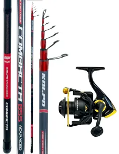 Combo Bolognese Kolpo Combacta BSS + Most 26 – Precisione e Fluidità per Pesca in Mare e Acque Interne Kit Bolognese Kolpo