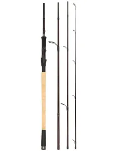 AbuGarcia Canna da pesca Tormentor Spinning - Canna da pesca - 300cm 12/36gr - 4 sezioni Canne Travel Abu Garcia