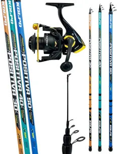 Combo Bolognese Power Fiber 3 m / 4 m / 5 m + Kolpo Most 4+1 BB – Robusto, Versatile e Pronto all’Uso Kit Bolognese Kolpo