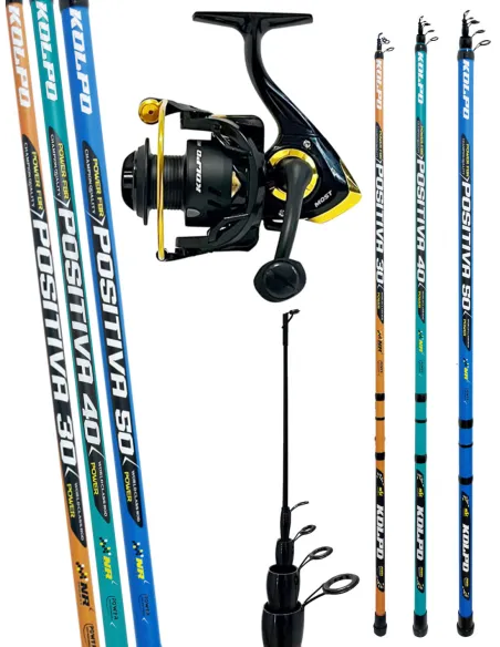 Combo Bolognese Power Fiber 3 m / 4 m / 5 m + Kolpo Most 4+1 BB – Robust, Versatile and Ready to Use