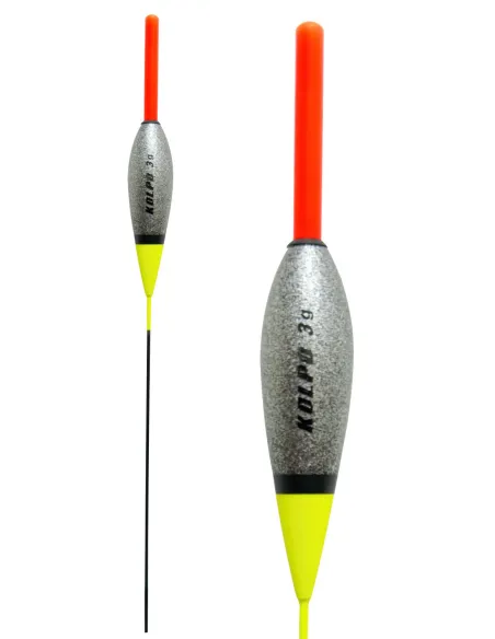 Kolpo Silo Galleggiante 4,5 cm Porta Starlight Antennina Rossa Allungato Alta Sensibilità Mare Fiume Lago Antenna intercambia...