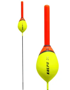 Kolpo Lavos Galleggiante da Pesca Sferico Mare Lago Fiume Antenna 4.5 mm Predisposto Starlight Antenna intercambiabile Kolpo