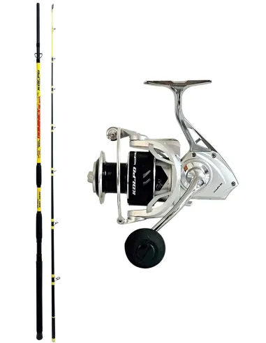 Combo Kolpo Dominex 3.30 m 100–500 g + Marvik – Potenza Estrema per Siluri e Storioni Kit Siluro Kolpo