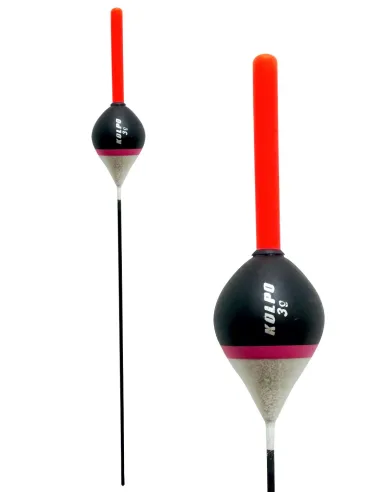 Kolpo Mera Galleggiante da Pesca – Forma Sferica, Stabilità e Sensibilità Ottimale Antenna intercambiabile Kolpo