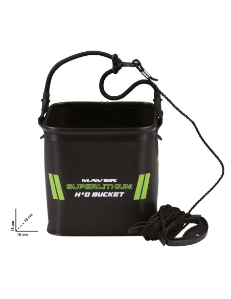 Maver Superlithium H2O Bucket – Secchiello EVA/PVC Impermeabile e Ultra Resistente Secchi Porta Pasture Maver