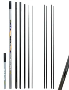 Kolpo Stracarp Roubaisienne 7 m – Pack Completo per Carpodromo con Punte e Fodero Canne roubaisienne Kolpo
