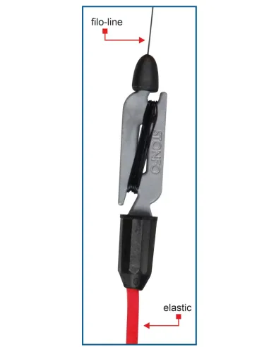 Stonfo Connettore Lenza-Elastico Regolabile – Leggero, Resistente e Ultra Preciso Elastici Roubaisienne Stonfo