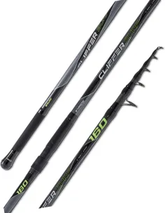 Tubertini Cliffer Surf 4.25 m 160 g – Canna Telescopica Surfcasting Potente e Affidabile Canne Surf Casting Tubertini