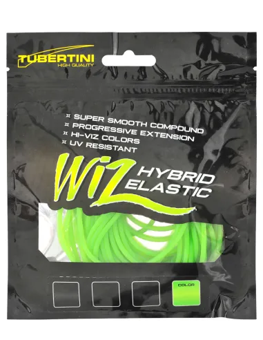 Tubertini Hybrid Elastic 3.2 mm Fluo Green – Elastico da Roubaisienne ad Alta Performance Elastici Roubaisienne Tubertini