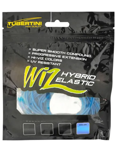 Tubertini Hybrid Elastic 4.0 mm Fluo Blue – Elastico da Roubaisienne Extra Potente per Grandi Prede Elastici Roubaisienne Tub...