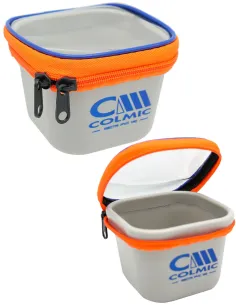 Colmic RECTA PVC 140 – Contenitore Quadrato per Esche con Coperchio Trasparente Borse porta attrezzatura Colmic